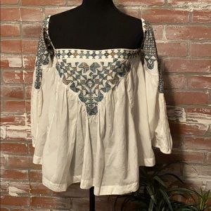 🌸 free people off the shoulder bohemian blouse🌸